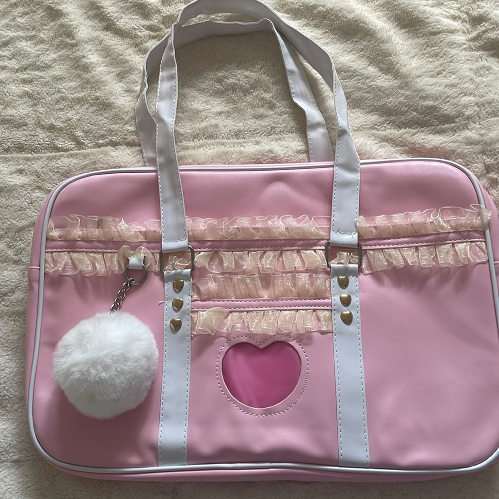 KAWAII PINK TOTE BAG - Picture 2 of 12